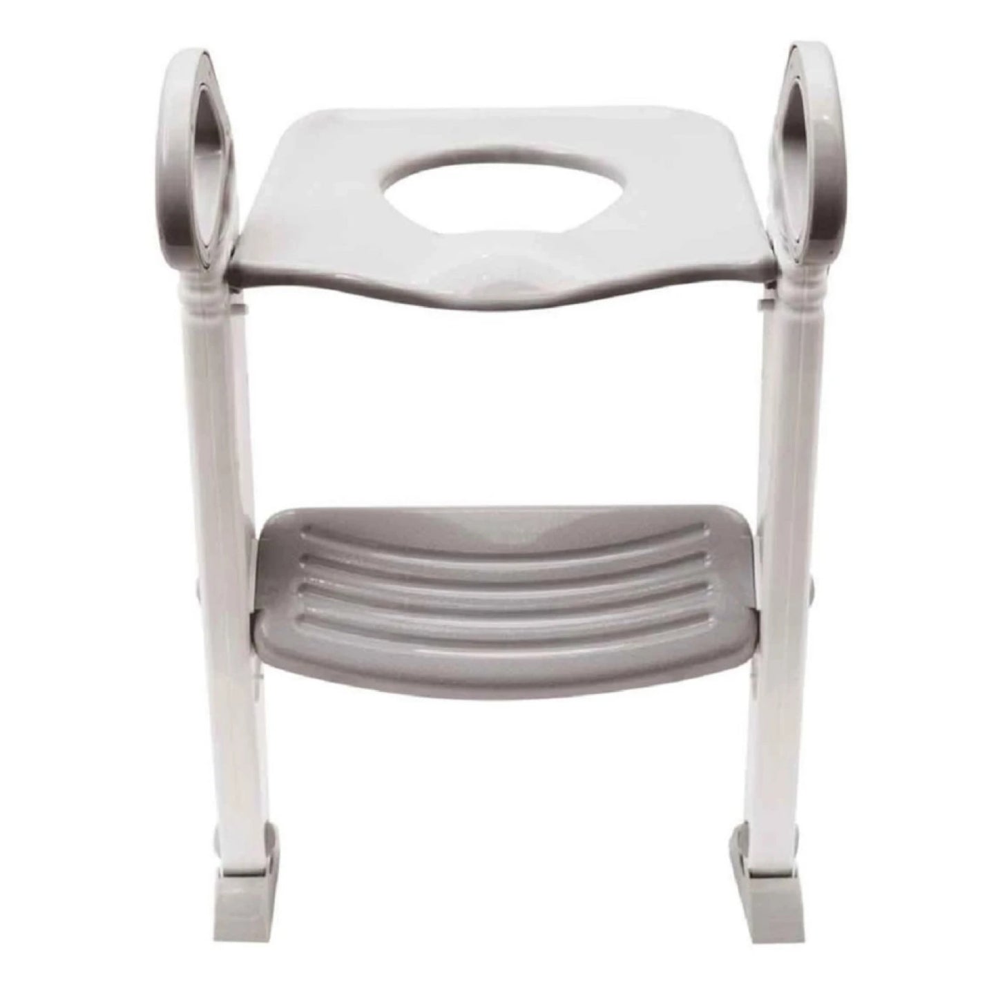 Asiento Reductor De Inodoro Infantil Con Escalera Buba - Gris