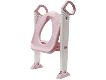 Asiento Reductor De Inodoro Infantil Con Escalera Buba - Rosa