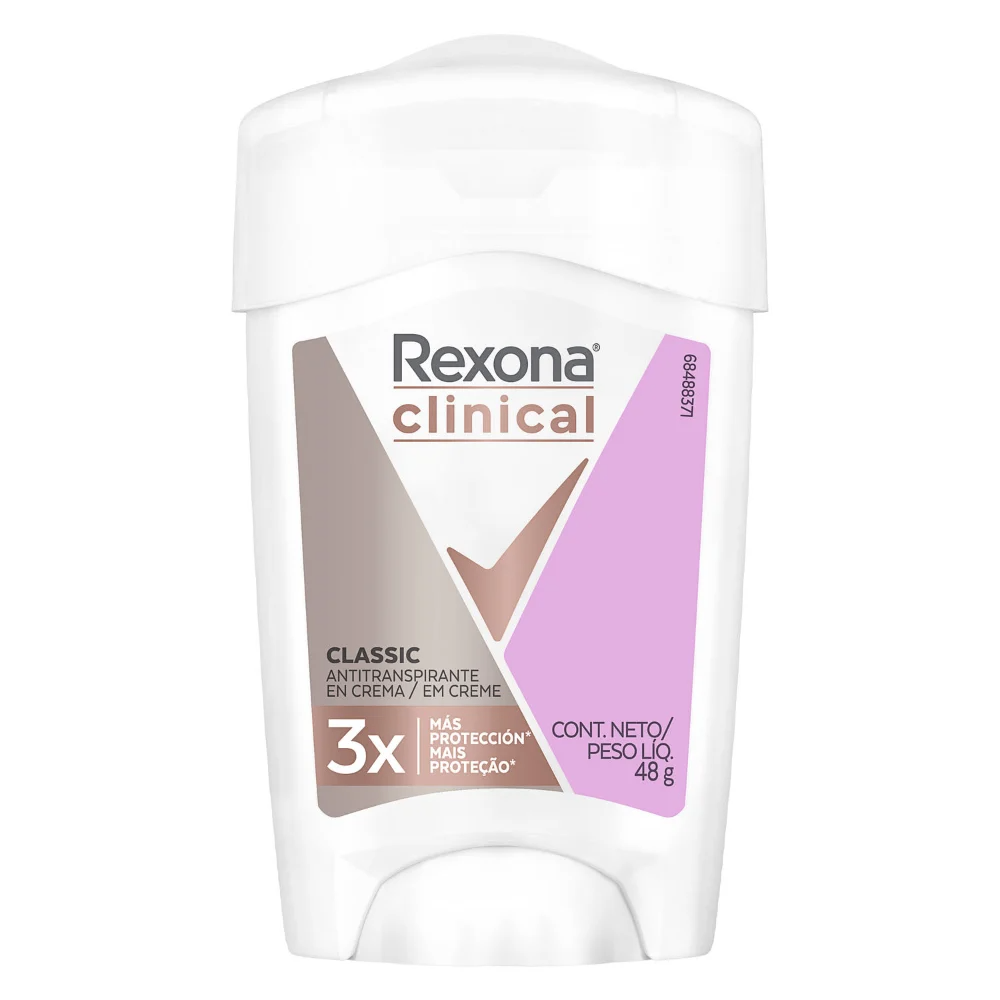 Desodorante En Crema Rexona Clinical Classic Women - 48 gramos