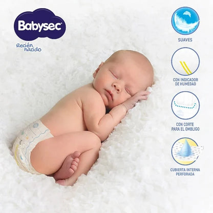 Pañales BabySec Super Premium G - 88 pañales