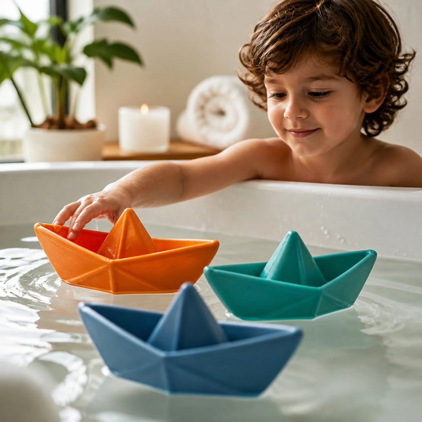 Set x3 Barquitos de Baño para Bebé - Buba