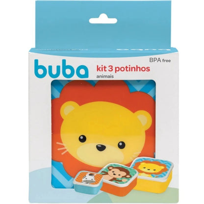 Set x3 Tupper Animales de la Selva Buba