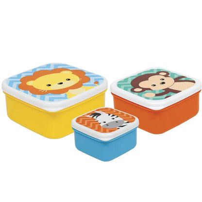 Set x3 Tupper Animales de la Selva Buba