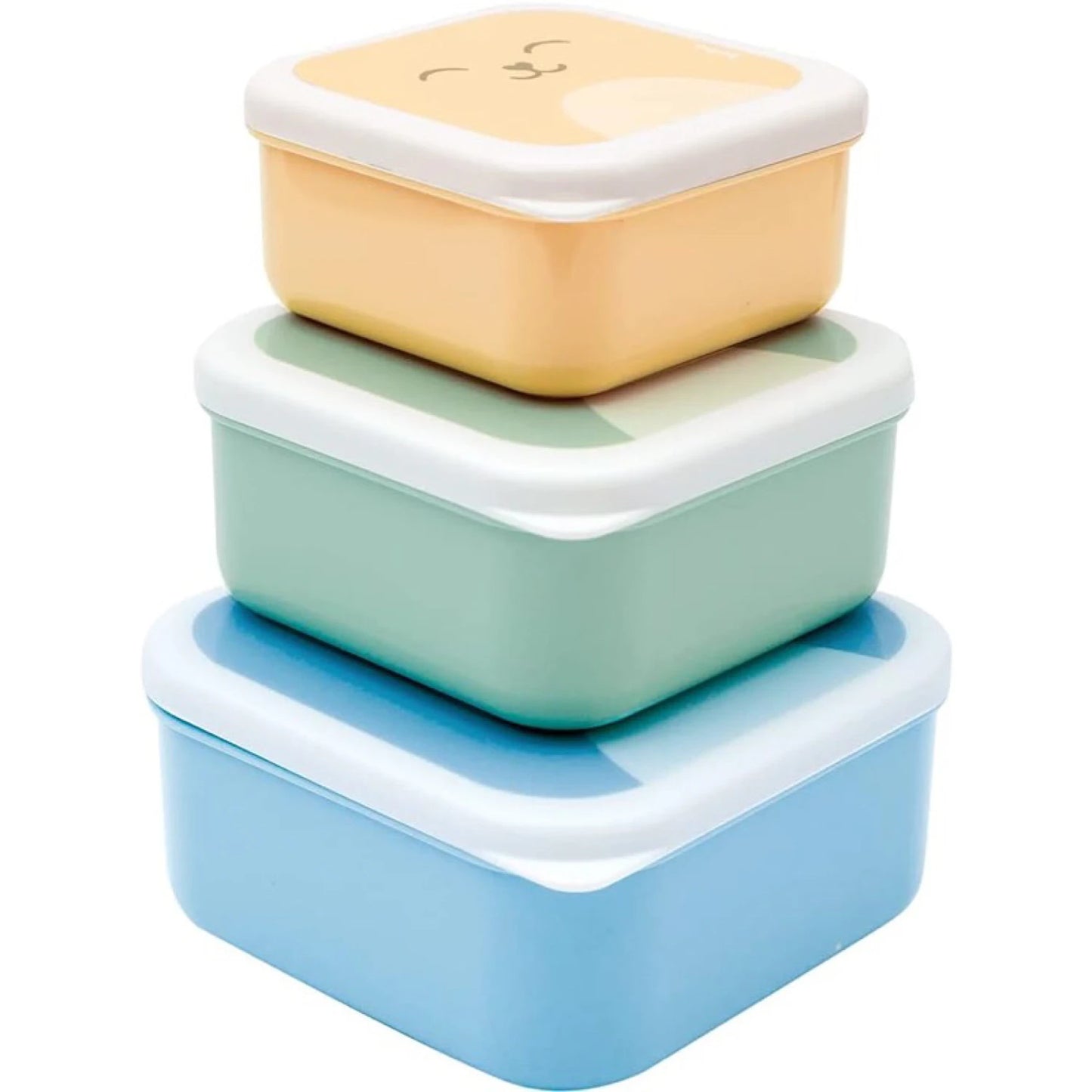 Set x3 Tupper Oso Buba - Celeste