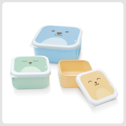 Set x3 Tupper Oso Buba - Rosa
