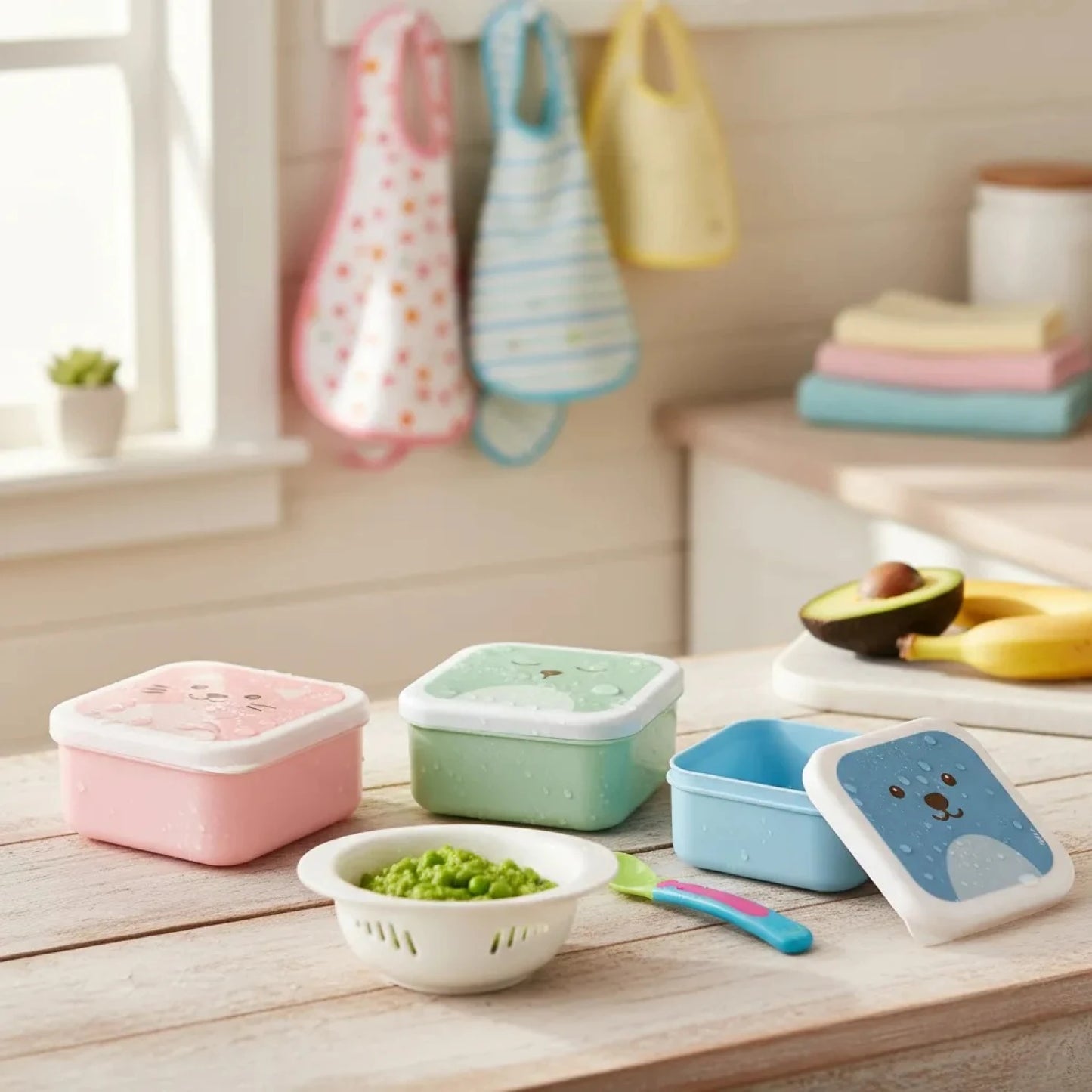Set x3 Tupper Oso Buba - Rosa