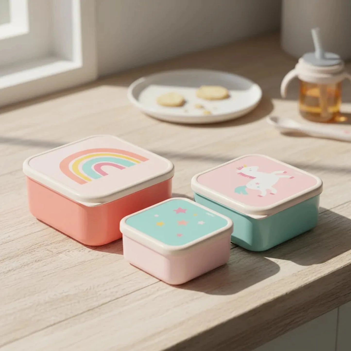Set x3 Tupper Unicornio Buba - Magic