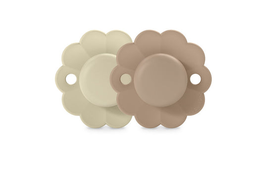 Pack 2 Chupetes Suavinex 0-6M Beige