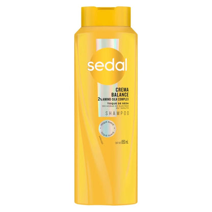 Shampoo Sedal Crema Balance Toque De Seda 650 Ml