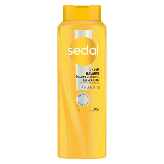 Shampoo Sedal Crema Balance Toque De Seda 650 Ml