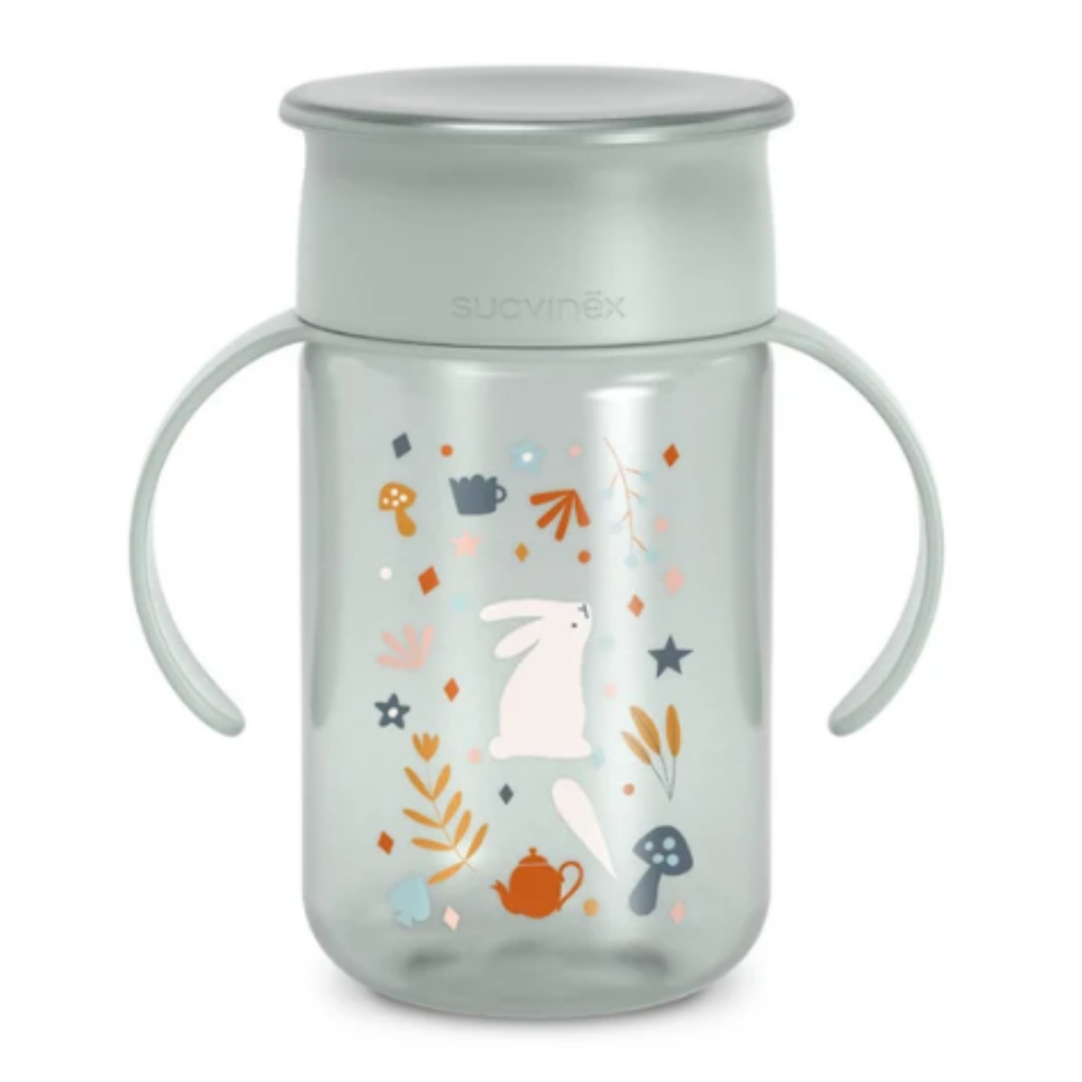 Vaso 360 Suavinex 340ml +12M - Conejo Celeste