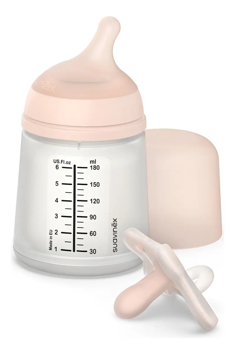 Set Zero Zero Mamadera 180 ml +  Chupete