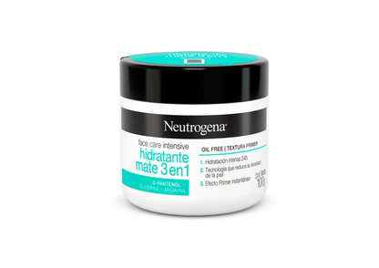 Crema Neutrogena Hidratante Mate 3 en 1 100 g