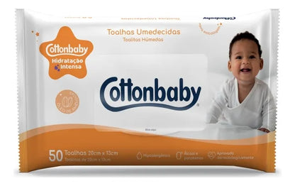 Toallitas Húmedas CottonBaby 50 Unidades