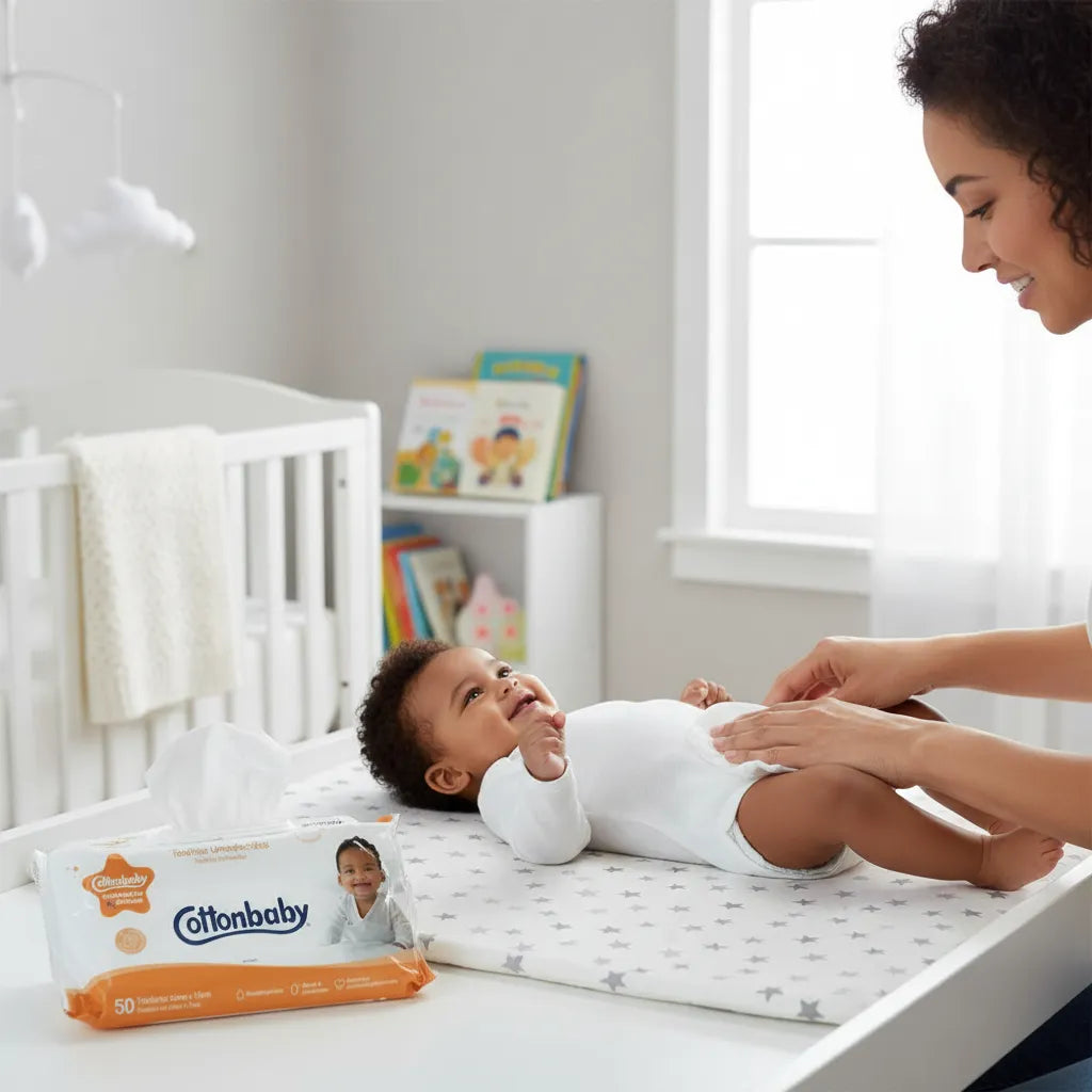 Toallitas Húmedas CottonBaby 50 Unidades