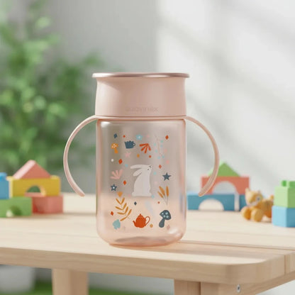 Vaso 360 Suavinex 340ml +12M - Conejo Rosa