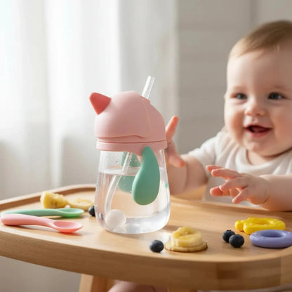Vaso Sorbito con Asas Buba - Unicornio Rosa