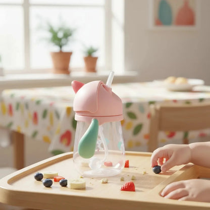 Vaso Sorbito con Asas Buba - Unicornio Rosa
