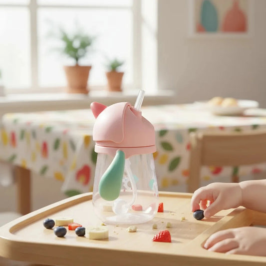 Vaso Sorbito con Asas Buba - Unicornio Rosa