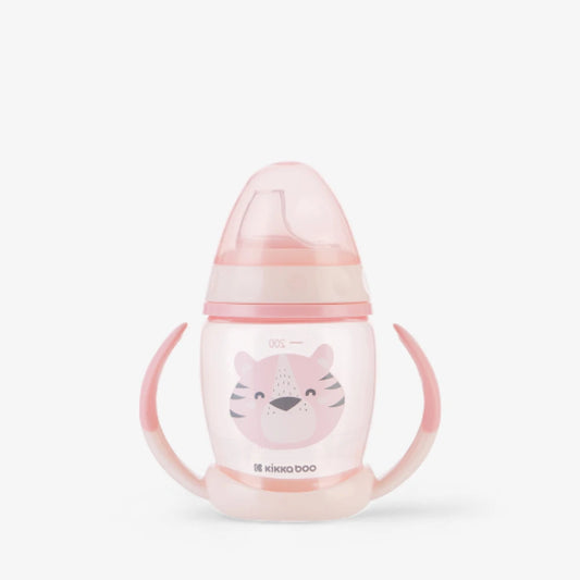 Vaso Con Boquilla de Entrenamiento silicona - Rosado 6m+ Kikkaboo