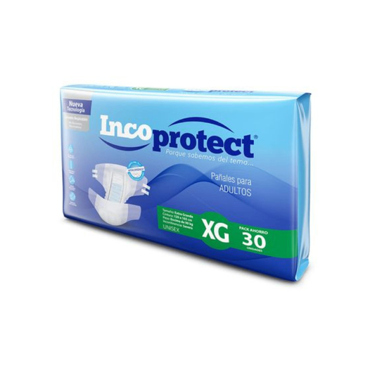 Pañales Incoprotect XG - 30 unidades