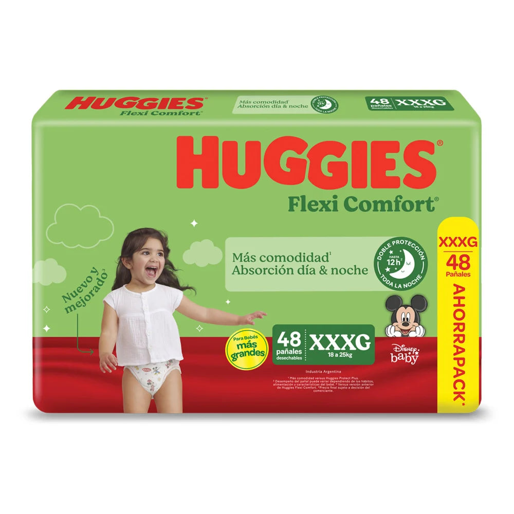 Huggies Flexi Comfort XXXG - 48 unidades + TH