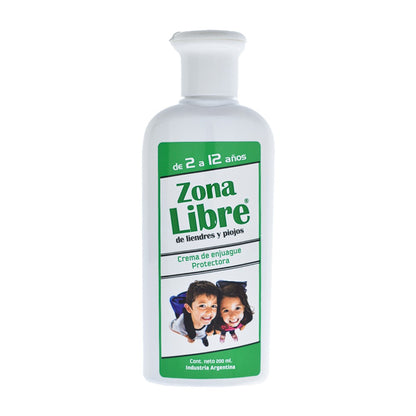 Piojicida Zona Libre Crema De Enjuague Protectora 200 ml